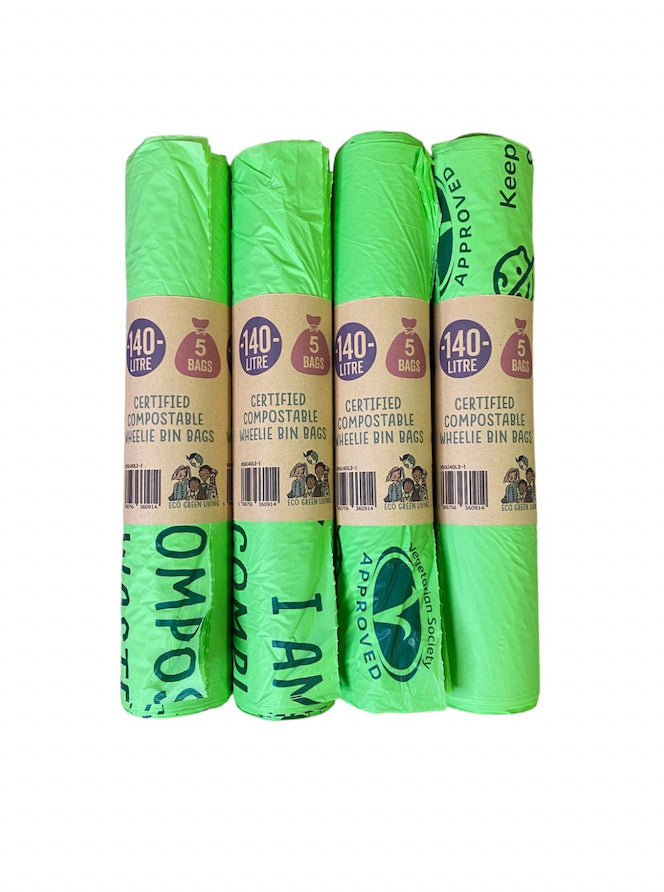 140L Compostable Waste Bags - 1 Roll