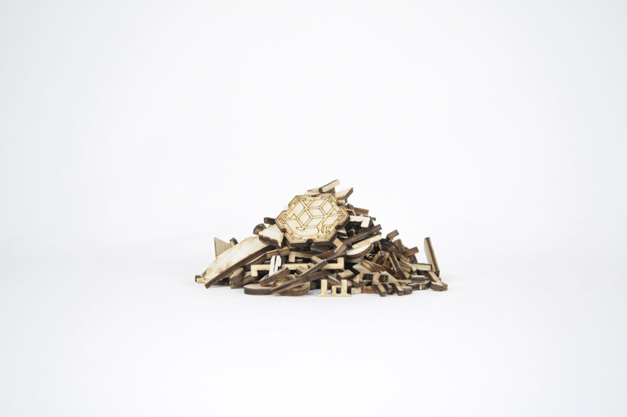 Wooden Pieces For Creative Hobby “Creachute”