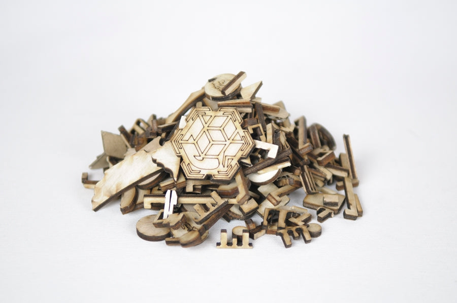 Wooden Pieces For Creative Hobby “Creachute”