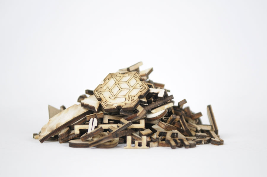 Wooden Pieces For Creative Hobby “Creachute”