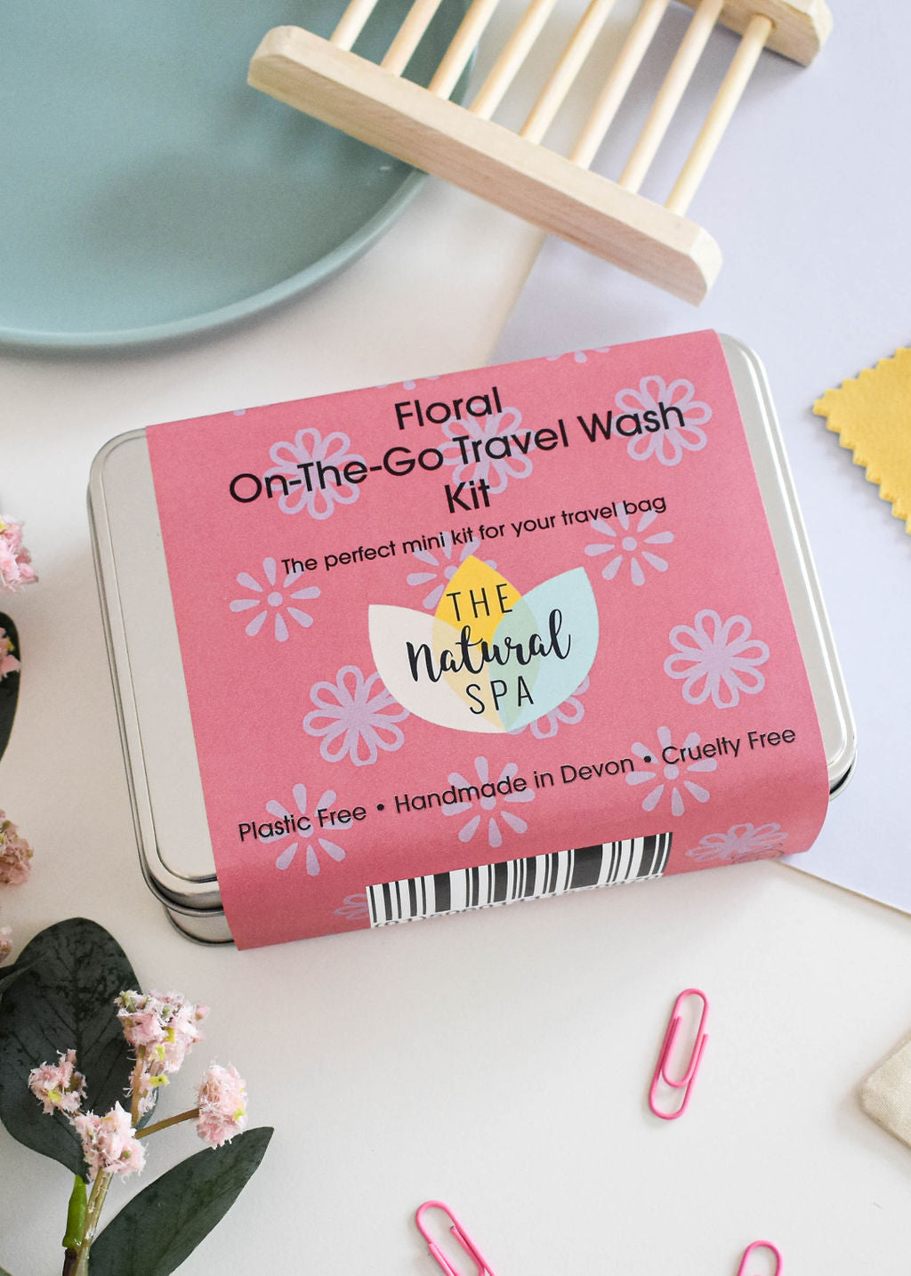 Floral On-The-Go Travel Wash Kit