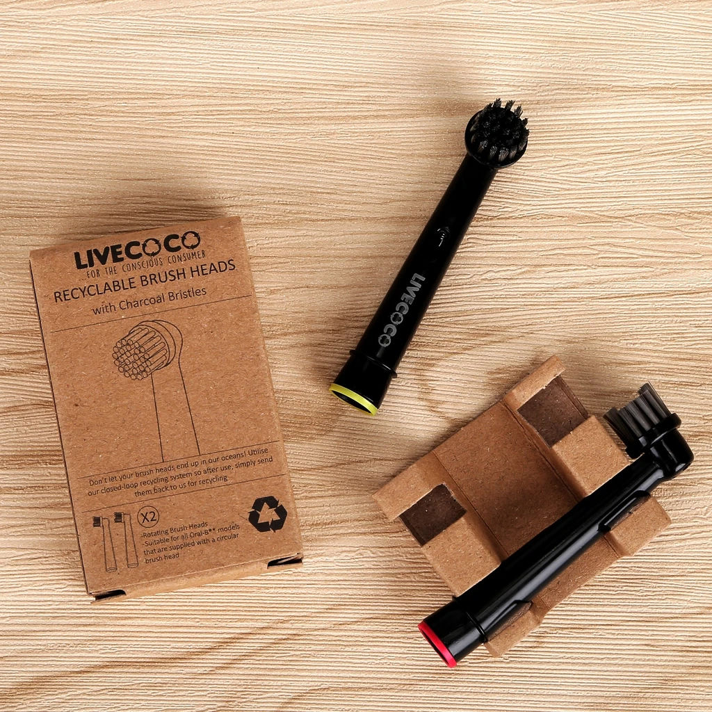 Recyclable Brush Heads - Charcoal