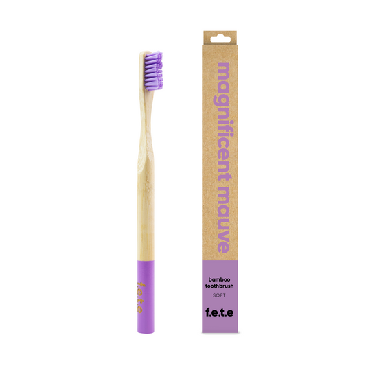 Adult's Soft Bamboo Toothbrush - Magnificent Mauve
