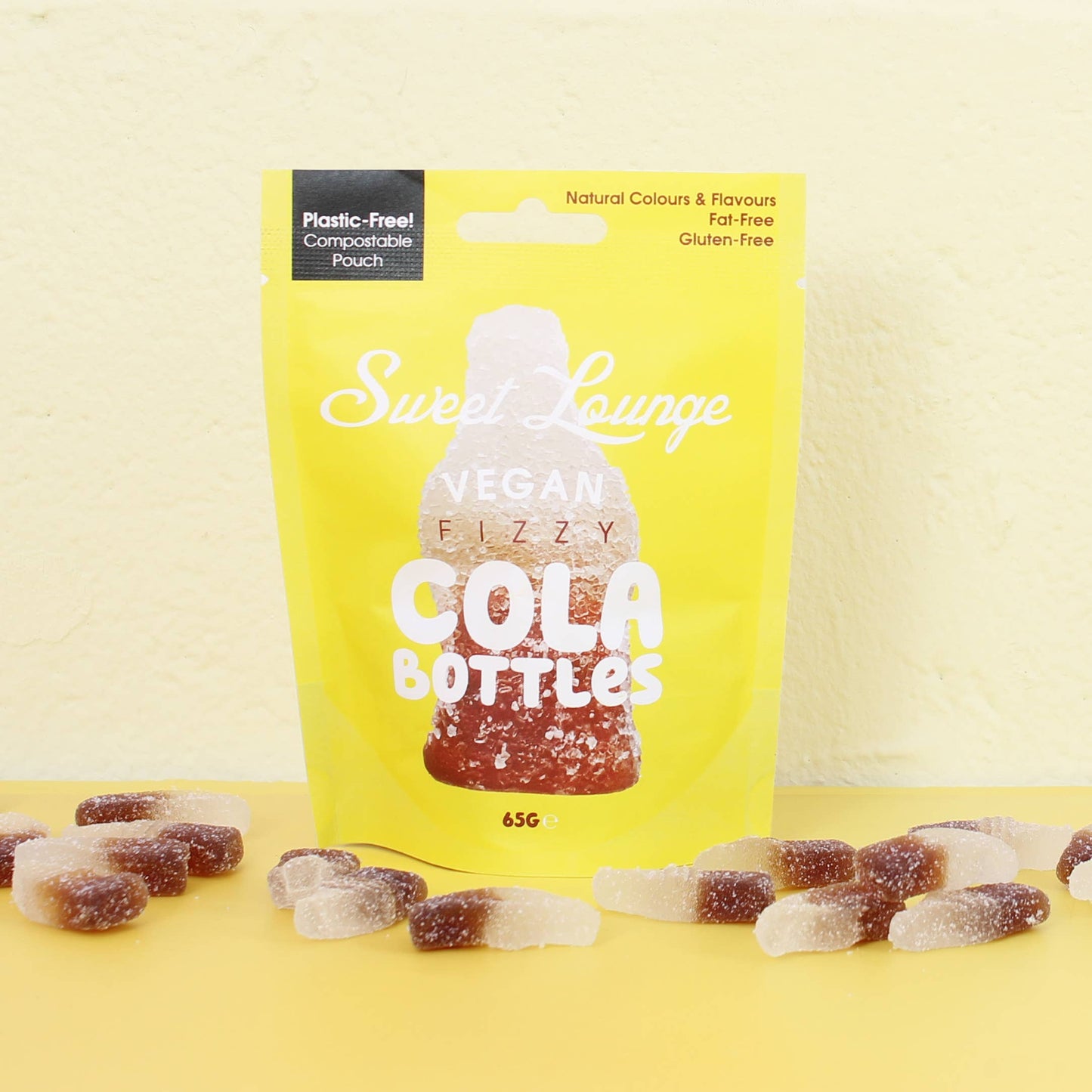 Vegan Fizzy Cola Bottles - 65g