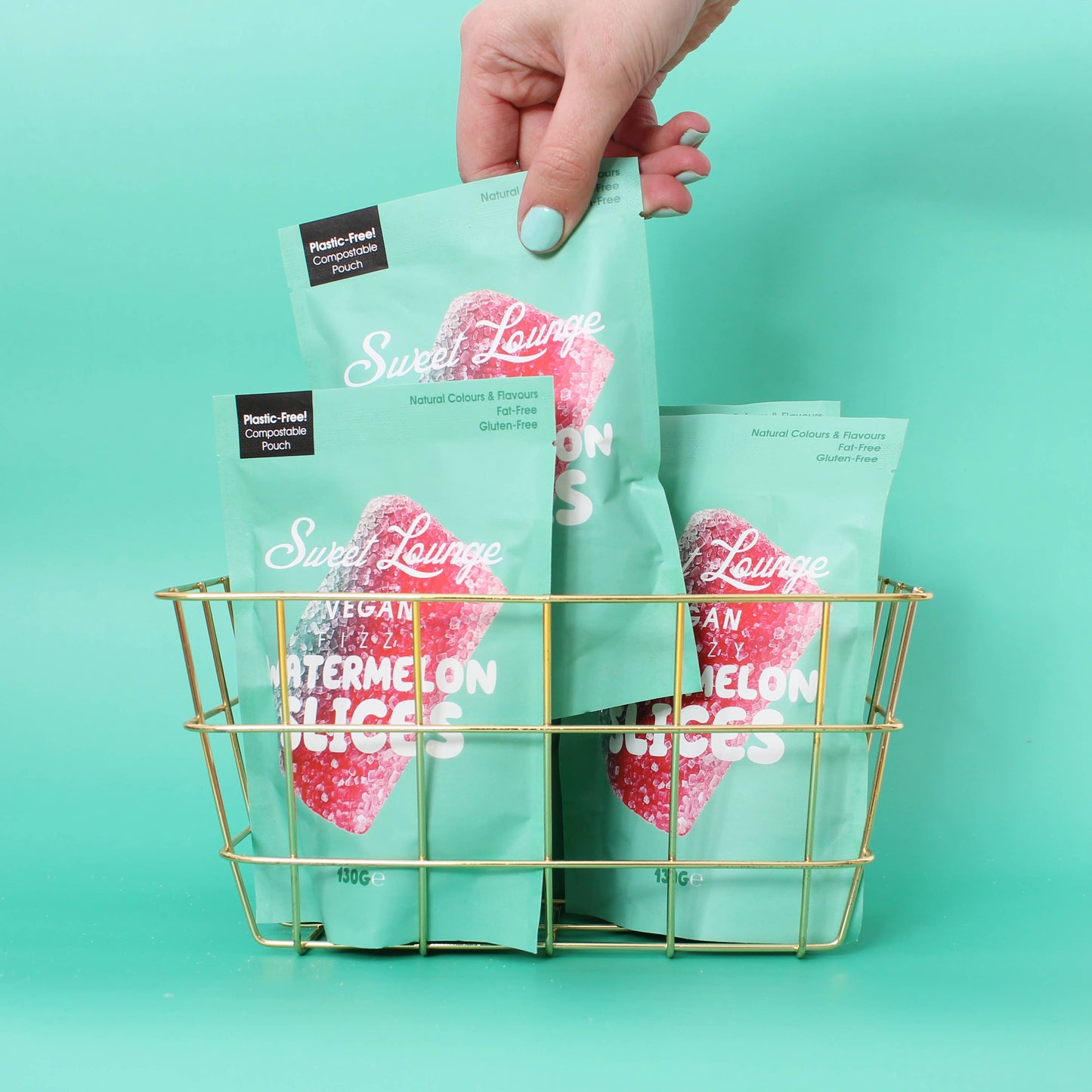 Vegan Fizzy Watermelon Slices - 130g