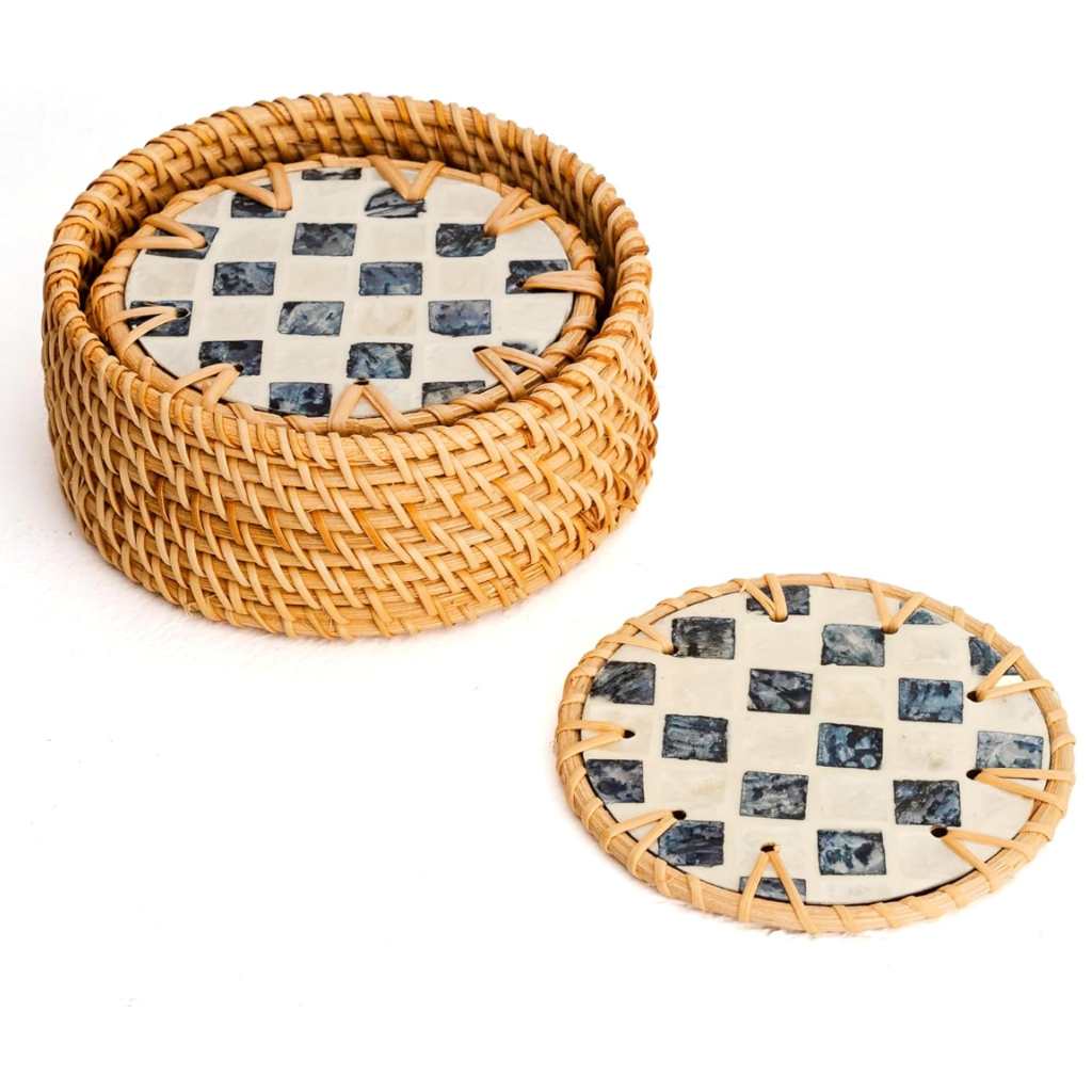 Natural Round Kitchen Coaster (Set of 6)
