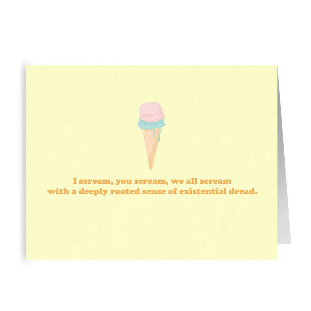 I Scream Greeting Card
