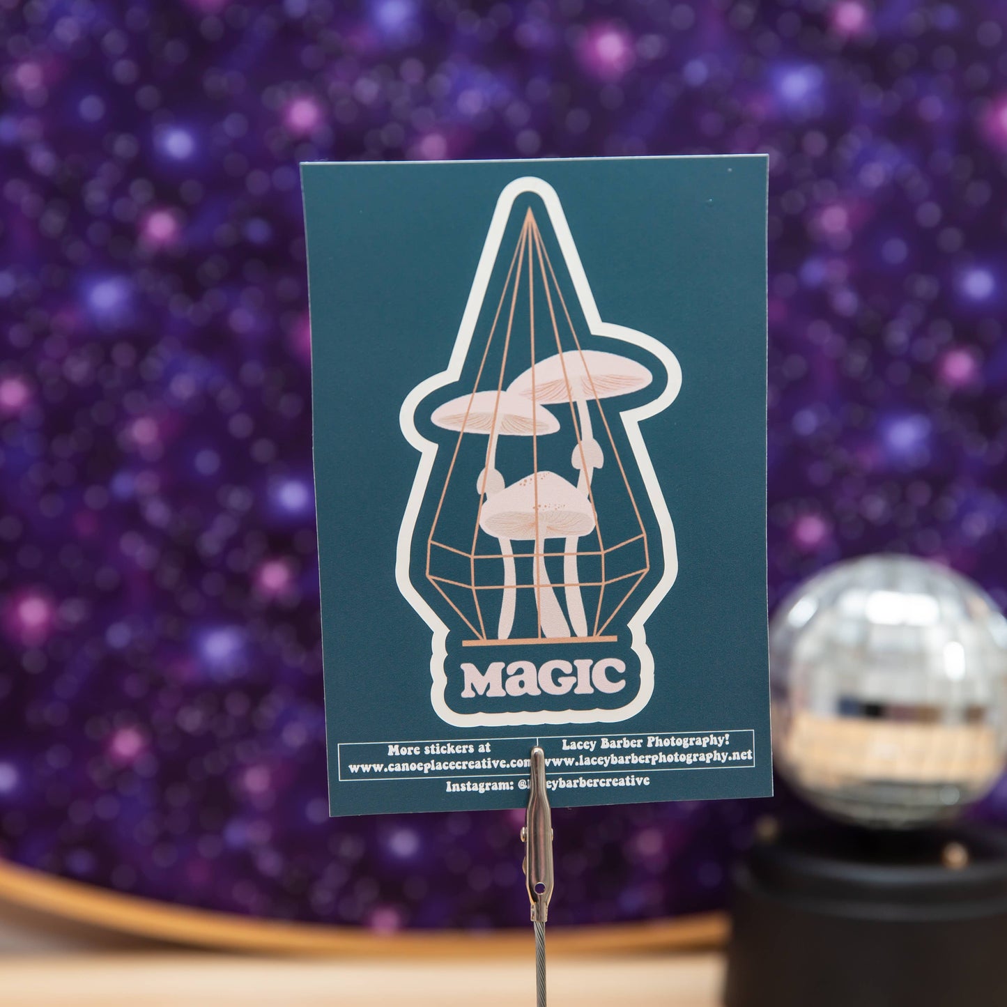 Canoe Place Creative - Magic Mushroom Sticker for Water Bottle/Laptop - hiraethcynefin