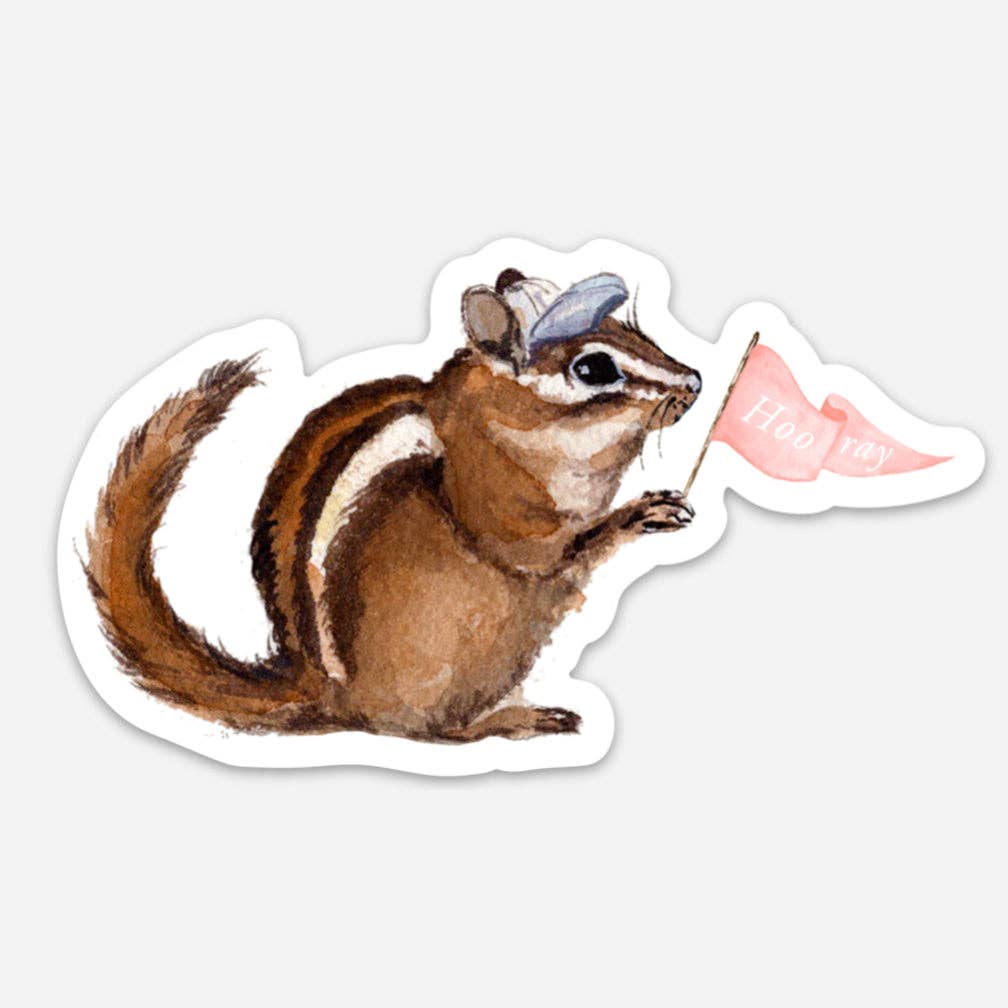 Chip Chip Hooray Vinyl Stickers - hiraethcynefin