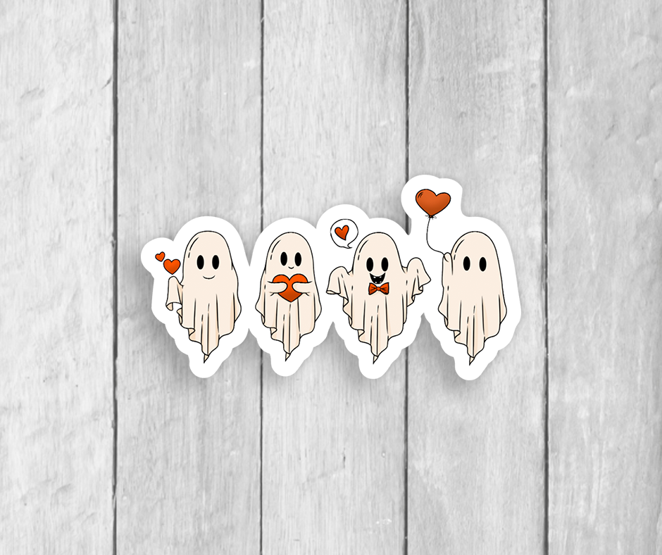 Expression Design Co - Ghost Hearts Vinyl Sticker