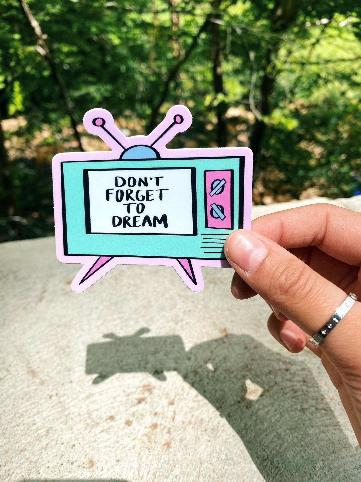 SaveMeSomeHoney - 'Don't Forget to Dream' Die Cut Sticker