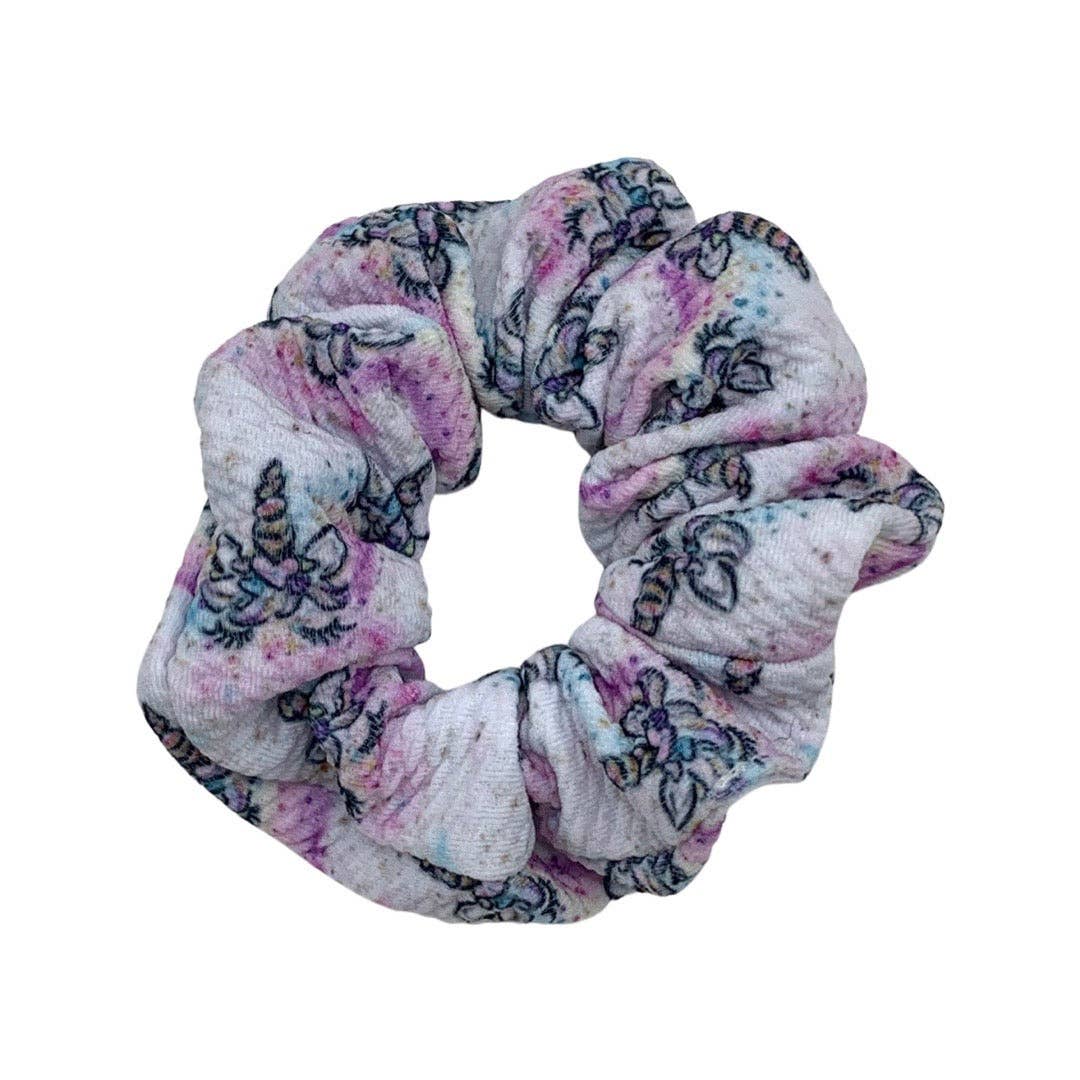 Unicorn Magic Print Hair Scrunchie