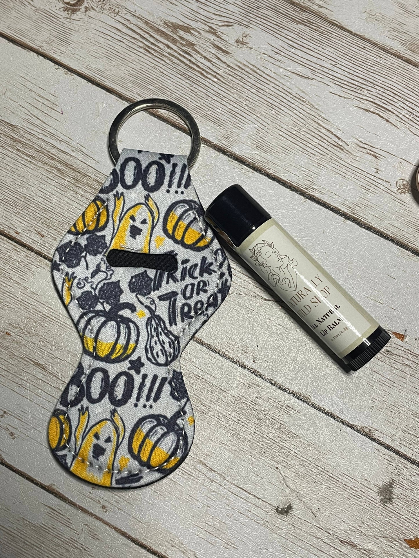 Naturally Wild Shop - Halloween Spooky Lip Balm Holder Keychains
