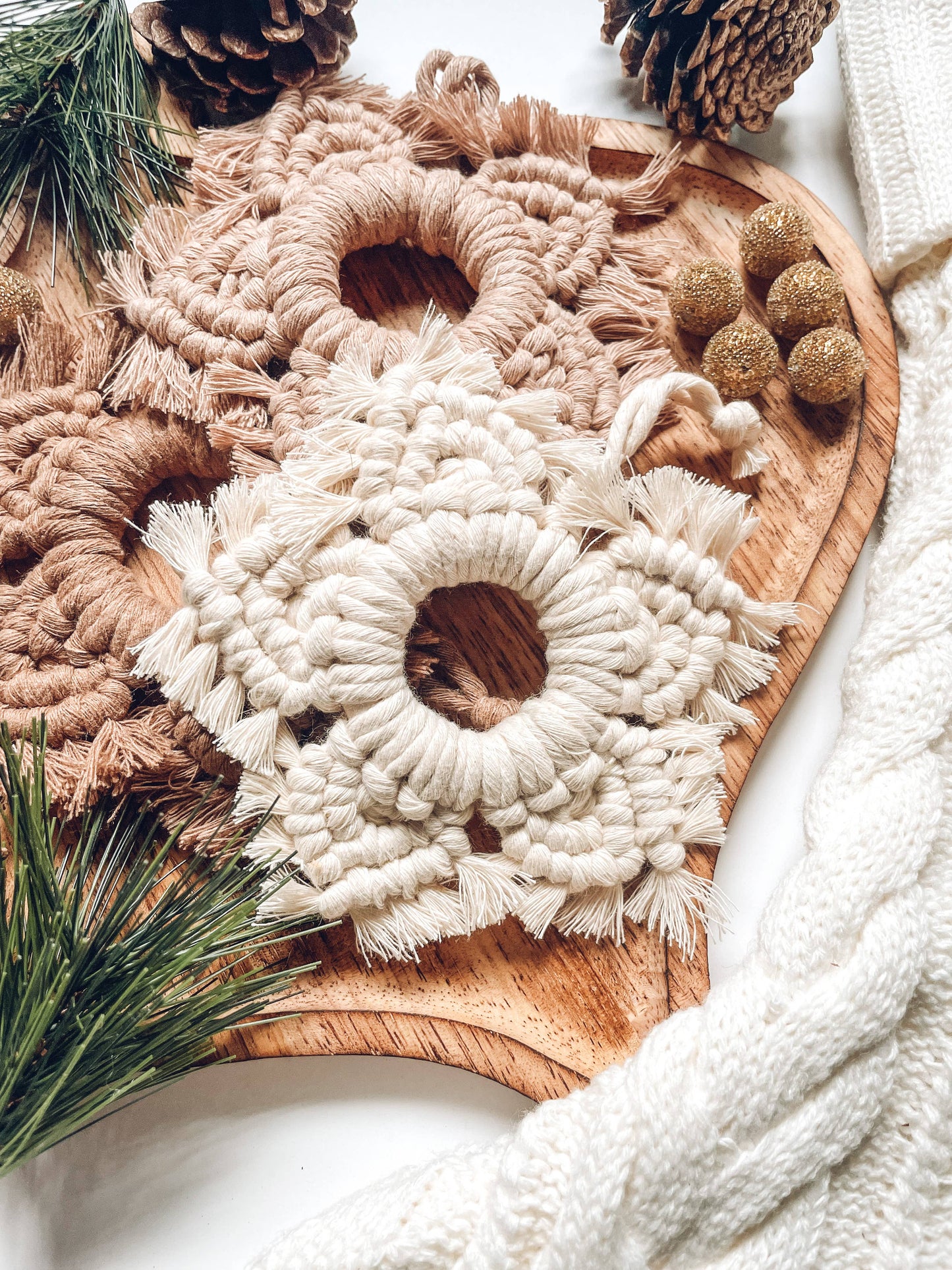 Boho Macrame Snowflake