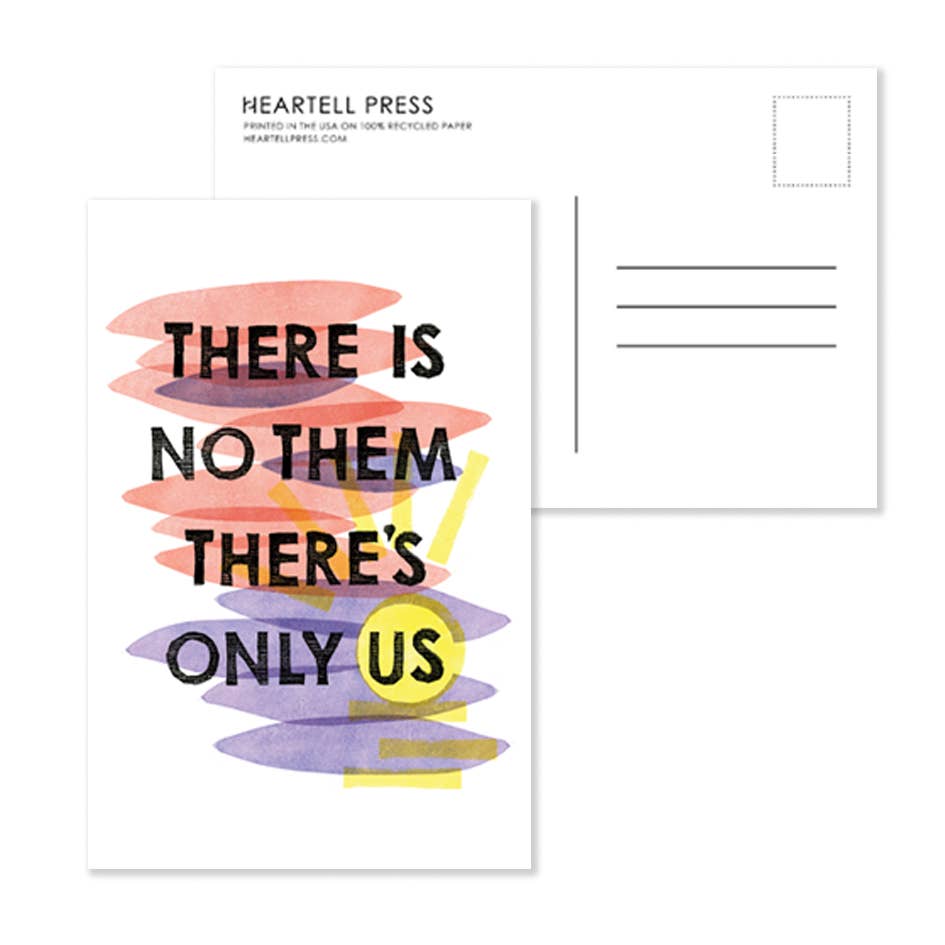 Heartell Press - There Is No Them Postcard
