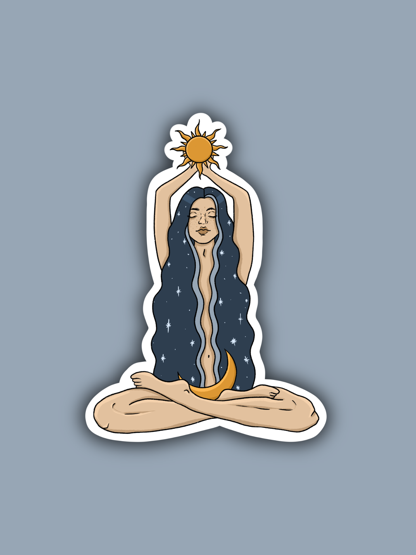 Indigo Maiden - Sun/Moon Witch Sticker