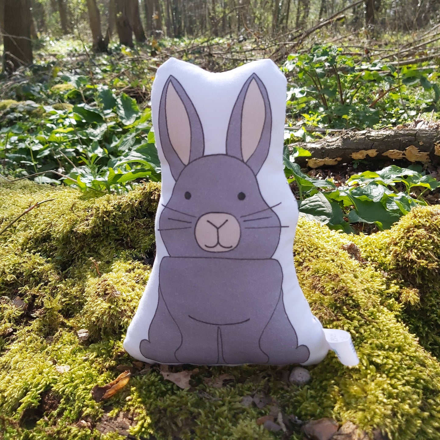 Grey Rabbit Handmade Soft Toy