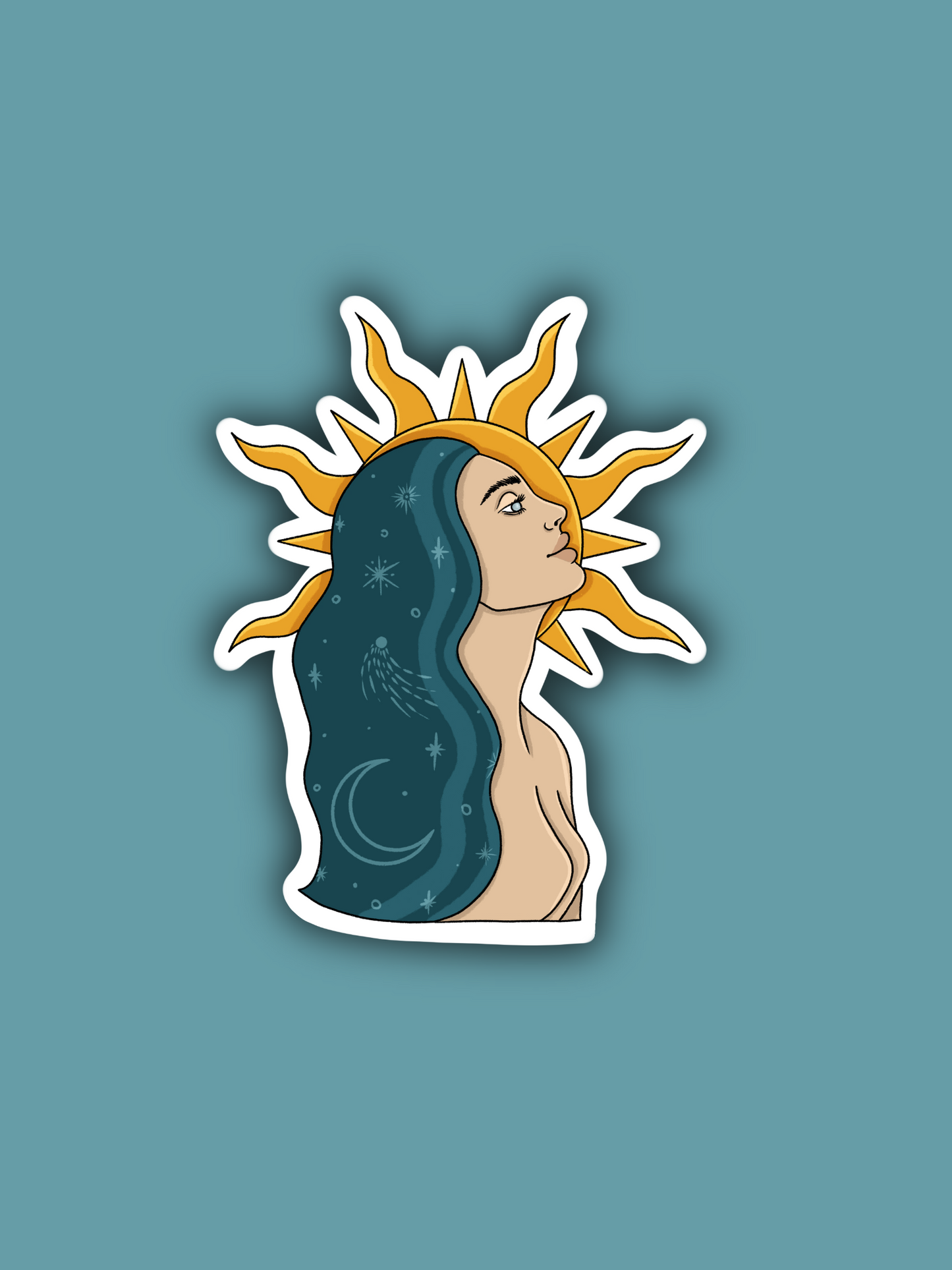 Indigo Maiden - Sun Goddess Sticker