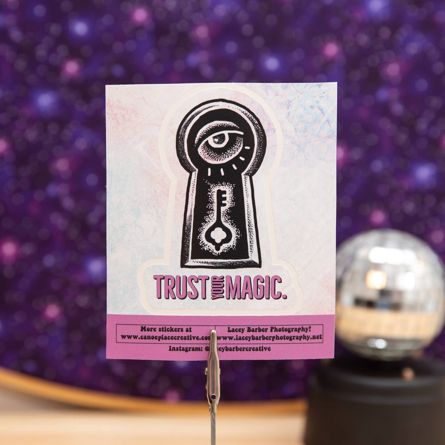 Canoe Place Creative - Trust Your Magic Vinyl Sticker - hiraethcynefin