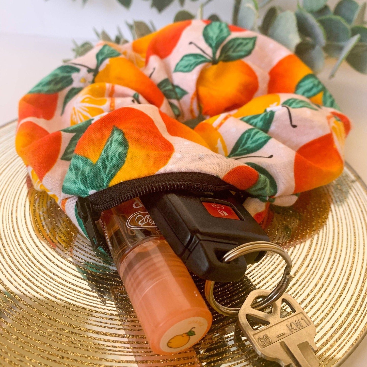 Creamsicle XL Scrunchie - hiraethcynefin