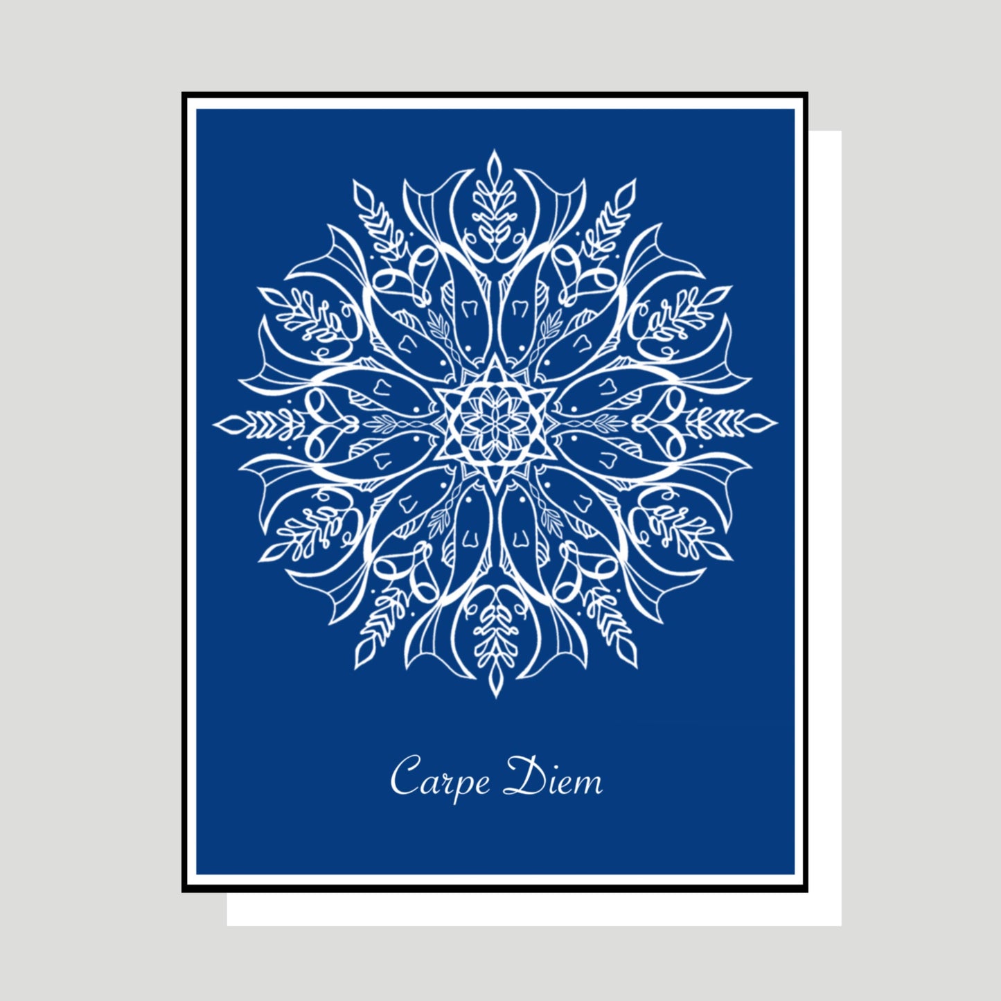 New Wing Studio - Carpe Diem (Seize the Day ~ Hidden Word Mandala)