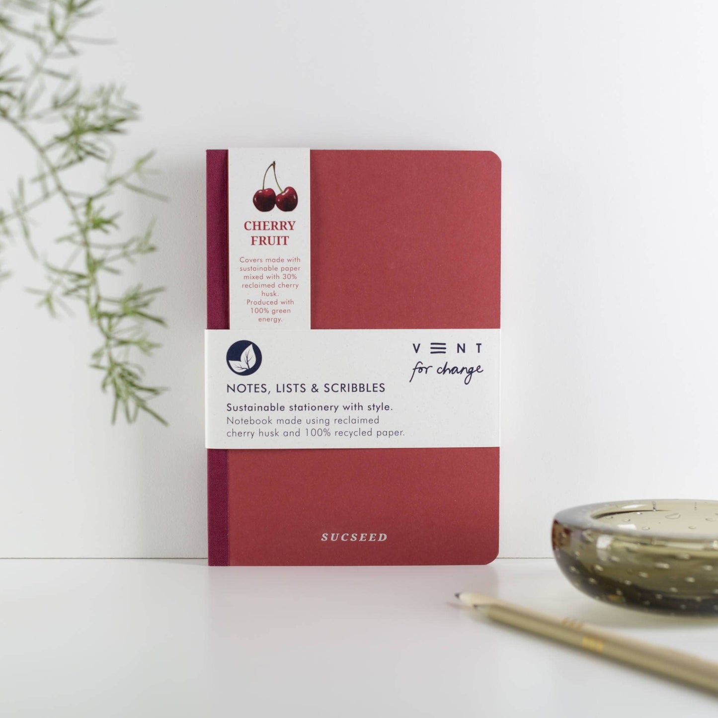 Sucseed A5 Notebook Cherry Husk