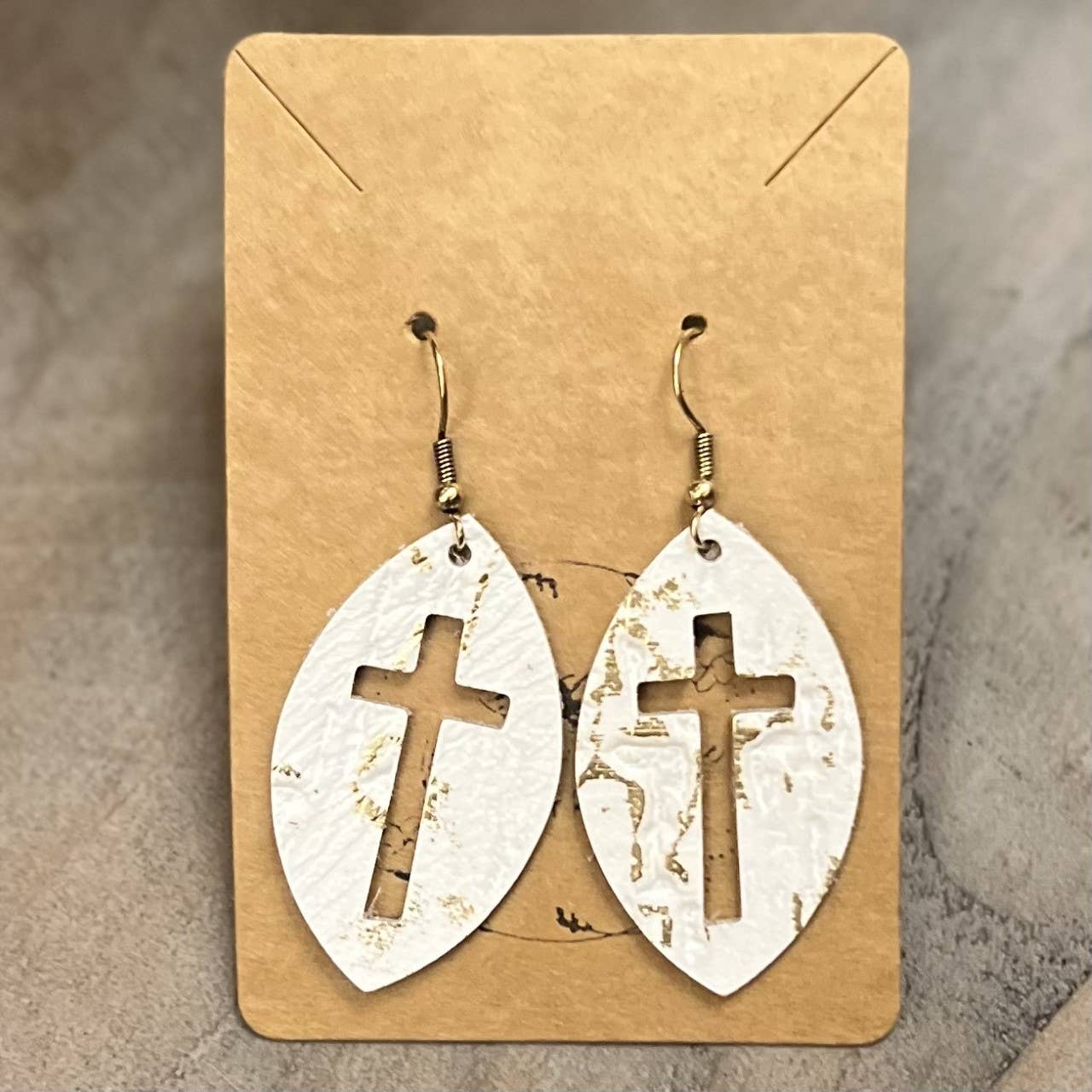 Cross Earrings - hiraethcynefin