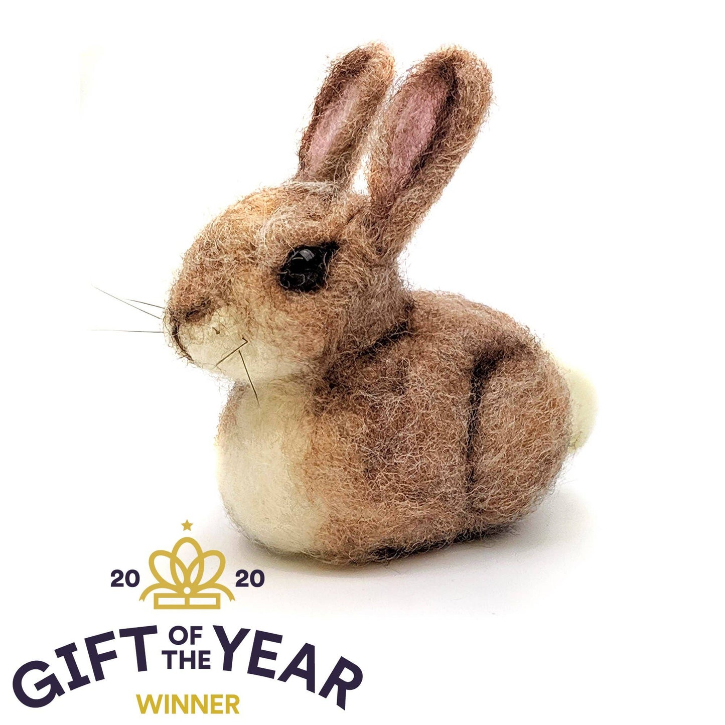 Baby Bunny - Needlefelting Kit - hiraethcynefin