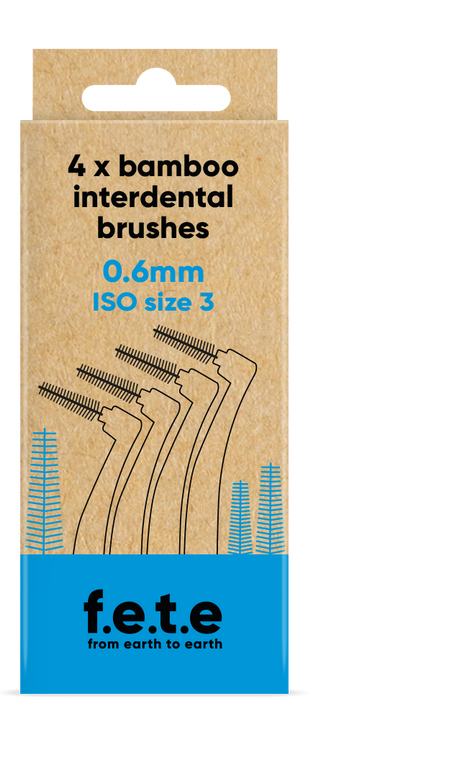 Interdental Brush - Size 3 - 0.6mm (Blue)