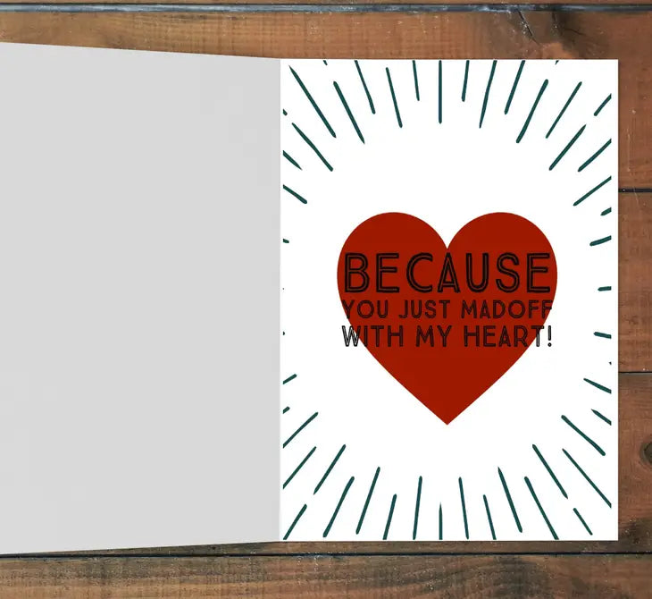 Ponzi Scheme Love Card