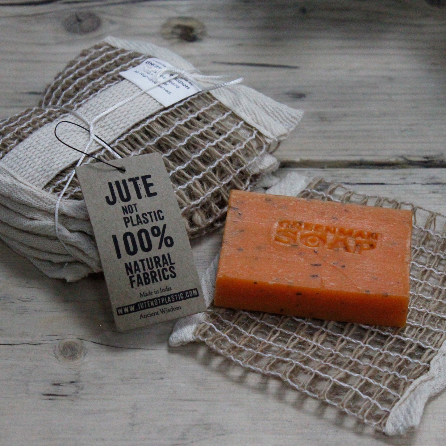 Jute Soap Bag