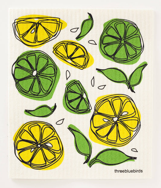 Lemon Lime on White