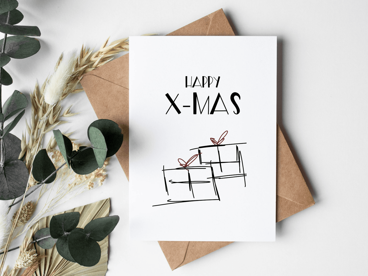 Happy X-Mas - Postcard