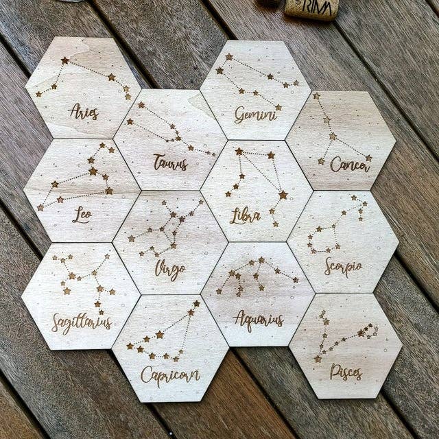 Zodiac Coasters