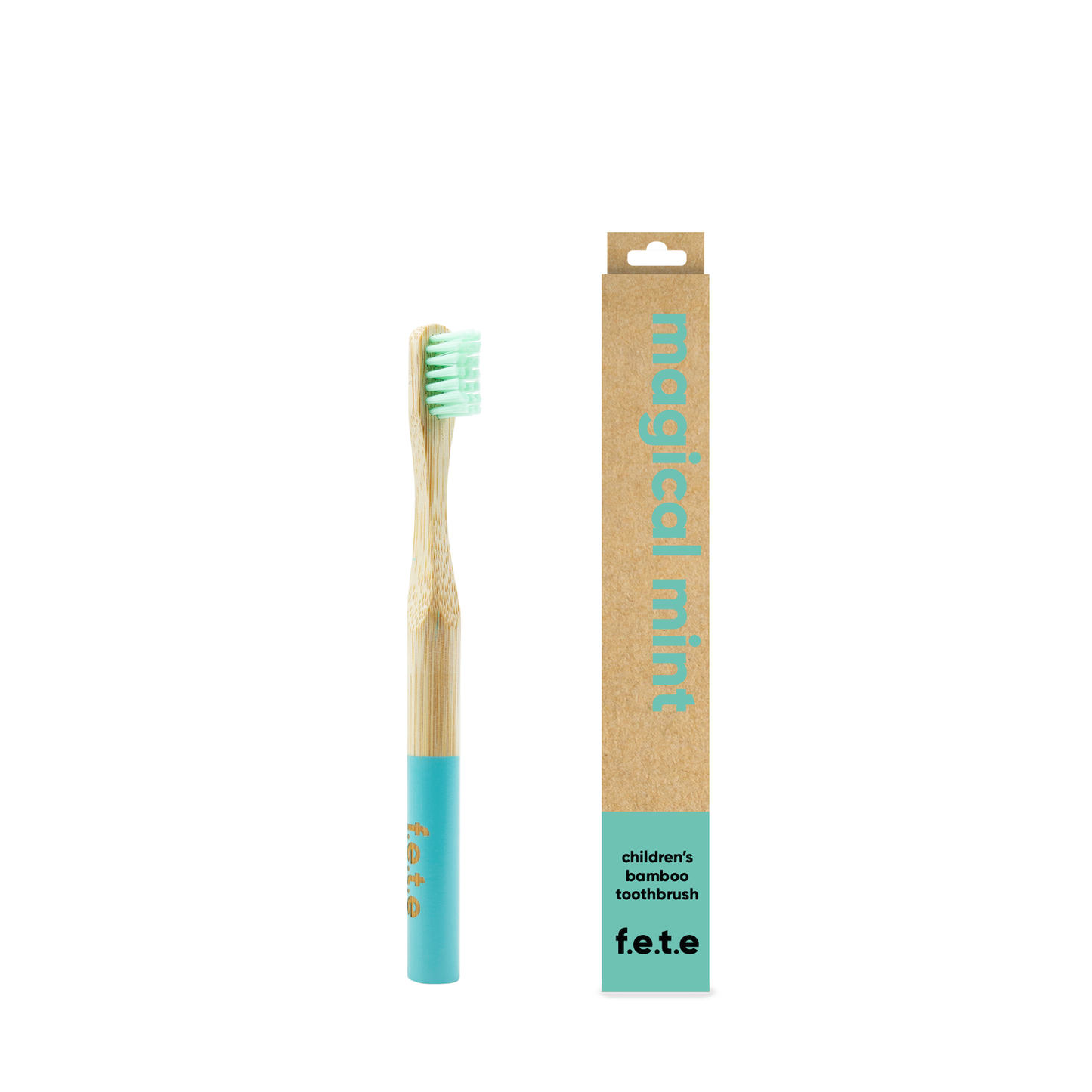 Children's Soft Bamboo Toothbrush - Magical Mint - hiraethcynefin