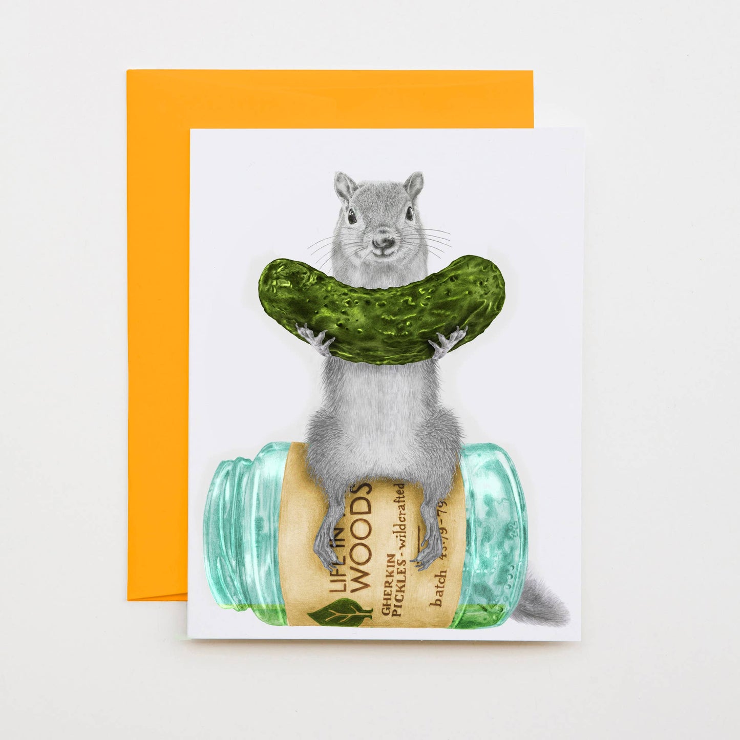 Violet Mortimer Fox Squirrel Note Card