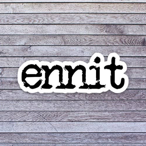 Ennit sticker - hiraethcynefin