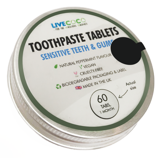 Zero Waste Toothpaste Tablets - Sensitive Teeth & Gums