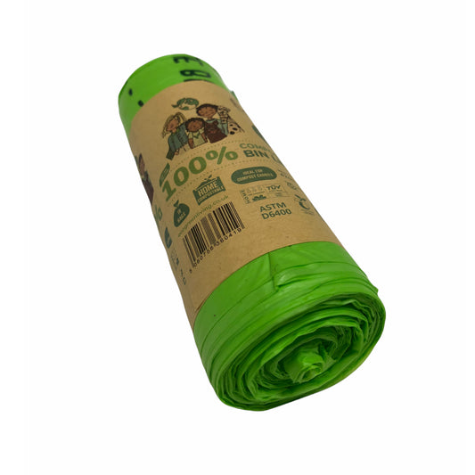 10L Compostable Waste Bags - 1 Roll