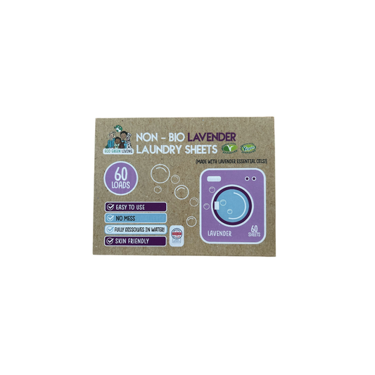 Non-Bio Laundry Detergent Sheets x 60 (Lavender)