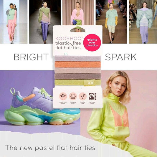 Plastic Free Hair Ties - Bright Spark