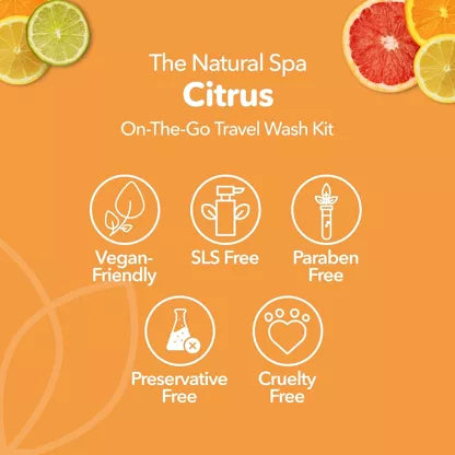 Mini On The Go Travel Wash Kit - Citrus