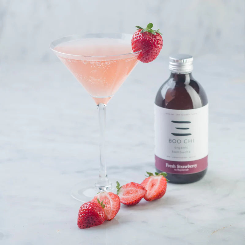 Fresh Strawberry Kombucha