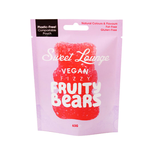 Vegan Fizzy Fruity Bears - 65g