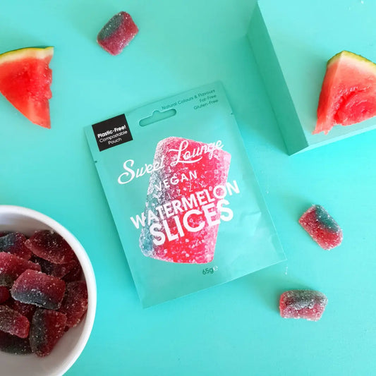 Vegan Fizzy Watermelon Slices - 65g