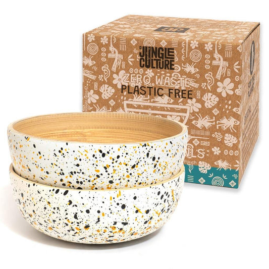 Bamboo Snack & Dip Bowls - Set of 2