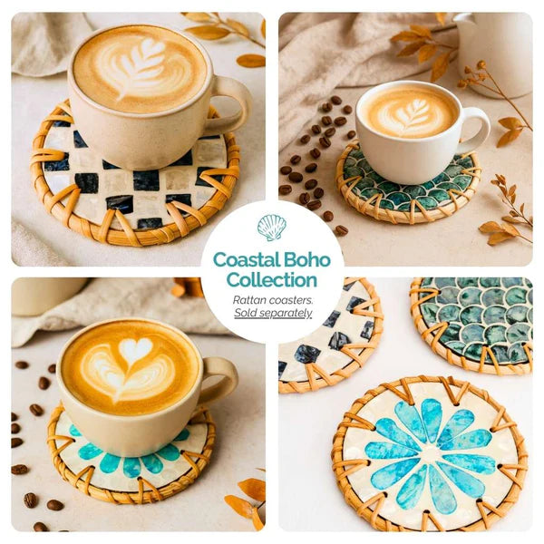 Natural Round Kitchen Coaster (Set of 6)