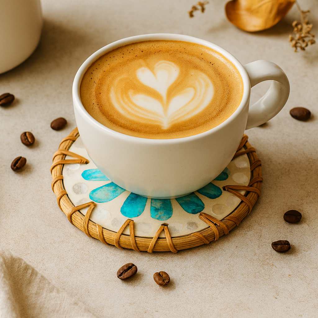 Natural Round Kitchen Coaster (Set of 6)