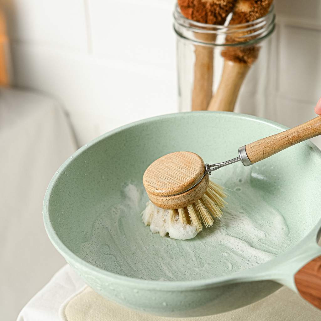 Reusable Bamboo Dish Brush - Tree of Life