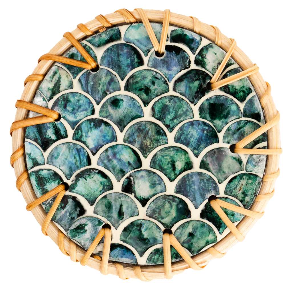 Natural Round Kitchen Coaster (Set of 6)